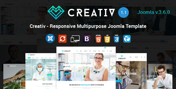 Creativ - Responsive Multipurpose Joomla Template