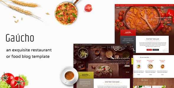 Gaucho Restaurant - Restaurant, Cafe, Coffee Shop Joomla Template