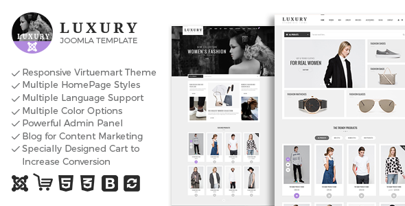 Luxury - Responsive Virtuemart Theme