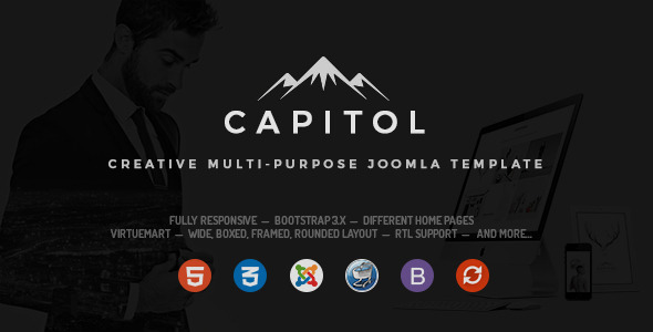 Capitol - Creative Multipurpose Joomla Template