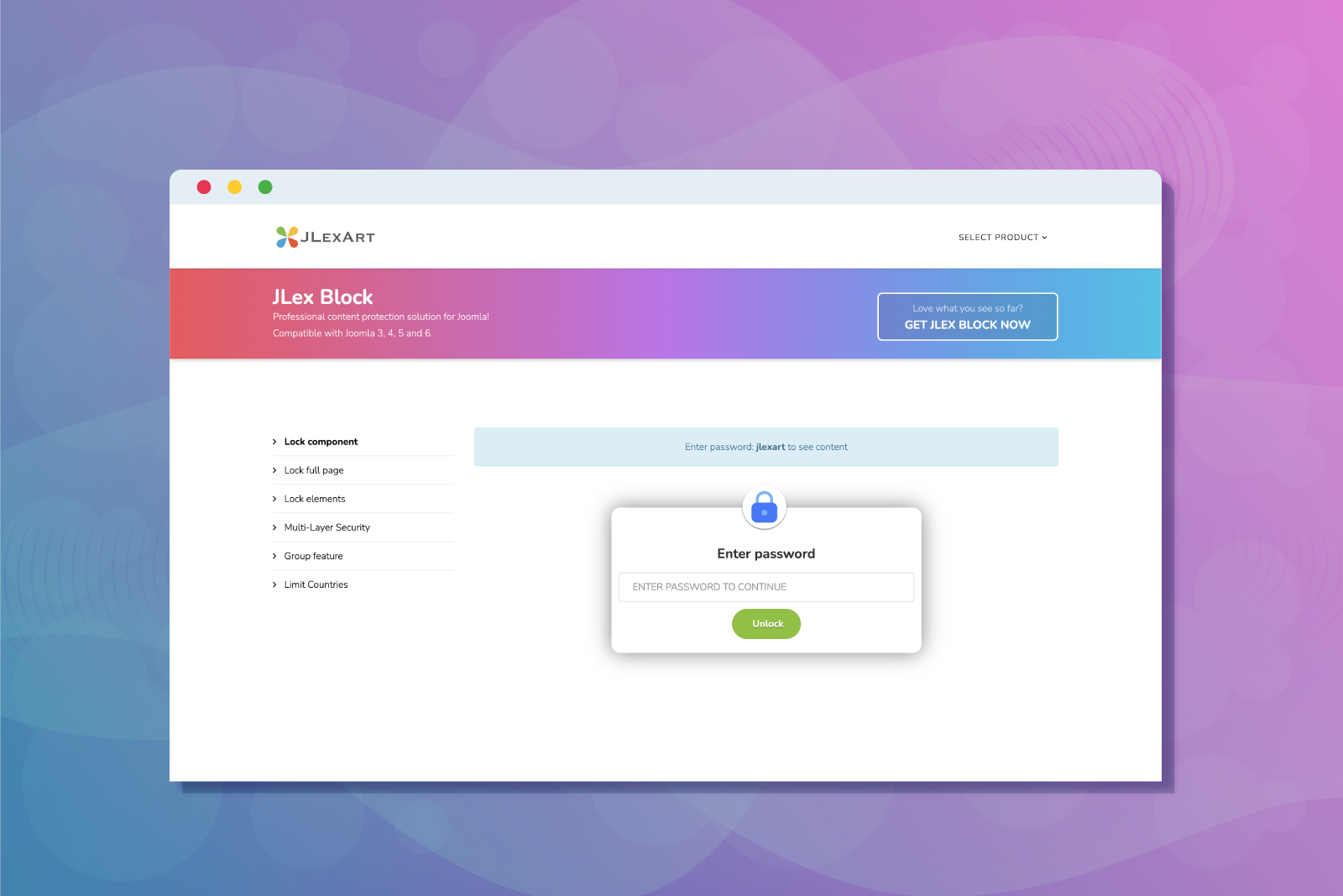 Joomla Content Protection with Password, IP & Geo Restrictions