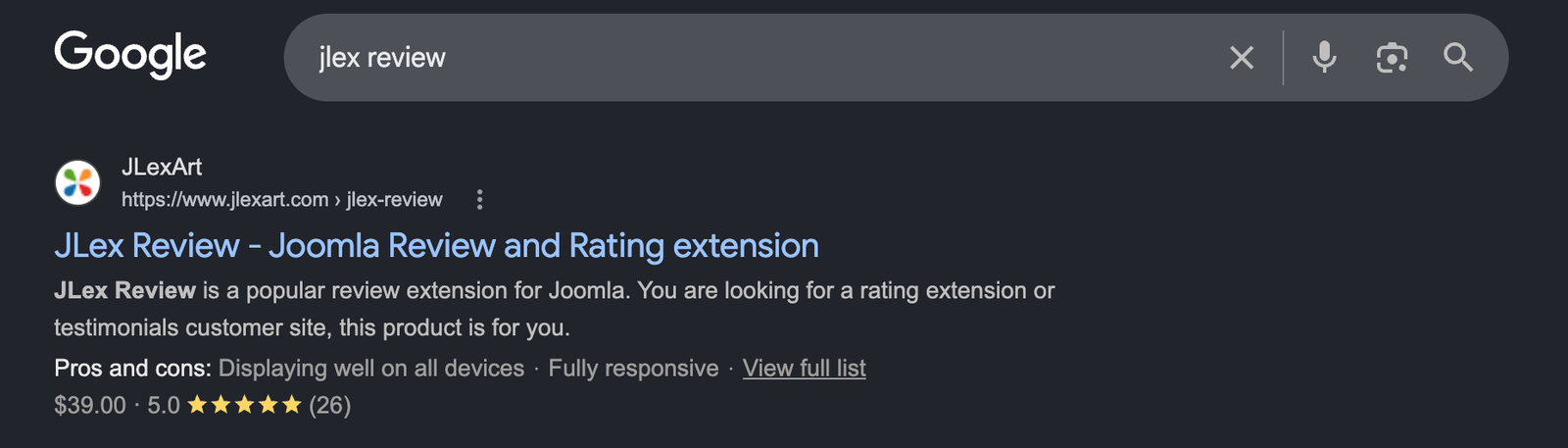 Structured data preview
