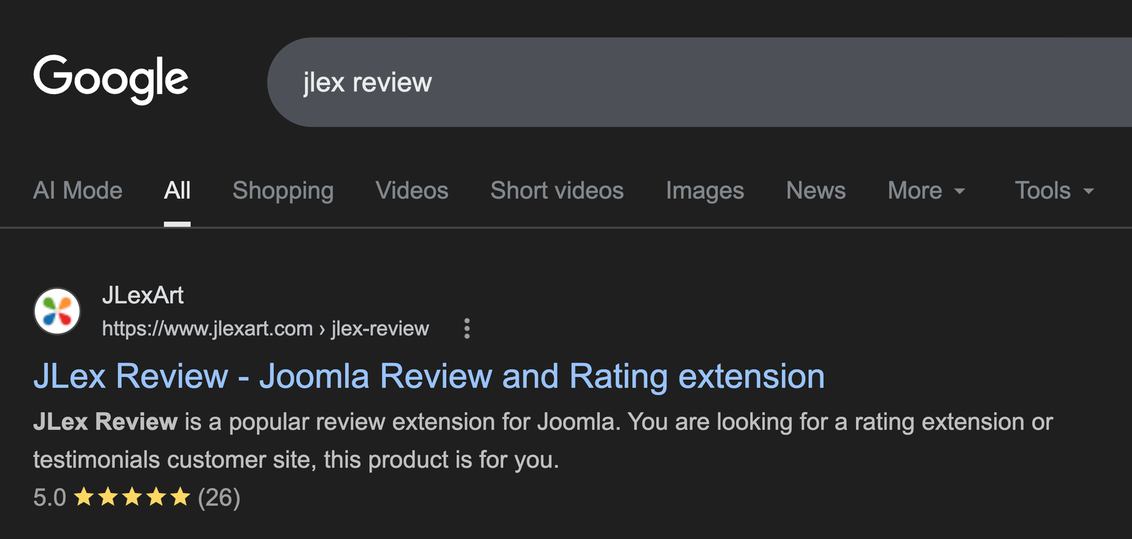 jlex review feature
